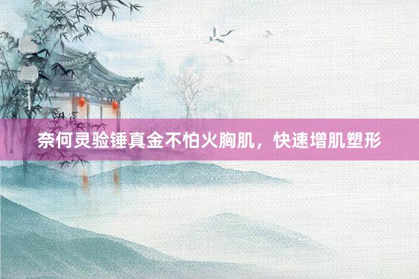 奈何灵验锤真金不怕火胸肌,快速增肌塑形